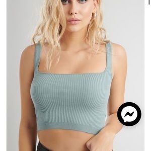 Garage Sweater Tank - Blue, M